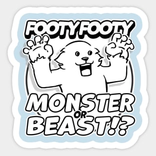 Monster Or Beast? Sticker